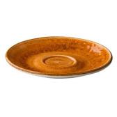 Form/ Farbe Espresso, untere/ orange Gre/ Inhalt  13 x H: 1,5 cm