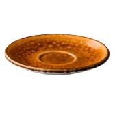 Form/ Farbe Kaffee, untere/ Orange Gre/ Inhalt  15 x H: 2 cm