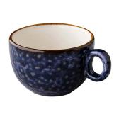 Form/ Farbe Kaffee, obere/ Blau Gre/ Inhalt  8,5 x H: 6 cm/ 0,2 l